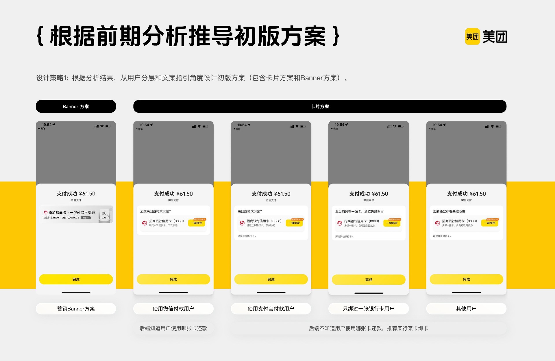 郦星羽作品集第 55 页，美团金融 - 支付后绑卡推荐